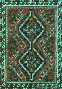 Persian Turquoise Traditional Rug, tr3068turq
