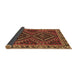 Sideview of Persian Brown Traditional Rug, tr3068brn