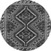 Square Persian Gray Traditional Rug, tr3068gry