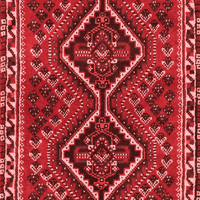 Machine Washable Persian Red Traditional Rug, wshtr3068red