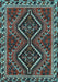 Machine Washable Persian Light Blue Traditional Rug, wshtr3068lblu