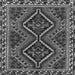 Serging Thickness of Persian Gray Traditional Rug, tr3068gry