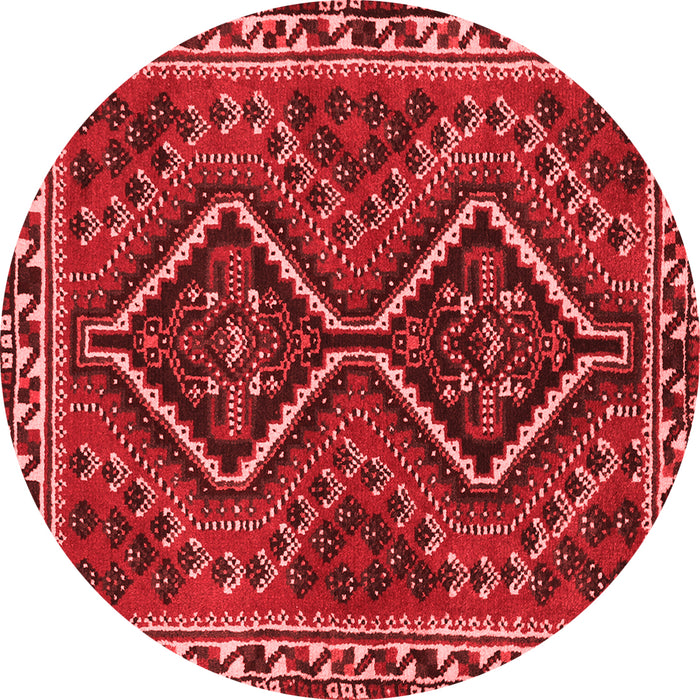 Machine Washable Persian Red Traditional Rug, wshtr3068red