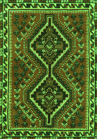 Persian Green Traditional Rug, tr3068grn