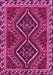 Machine Washable Persian Pink Traditional Rug, wshtr3068pnk