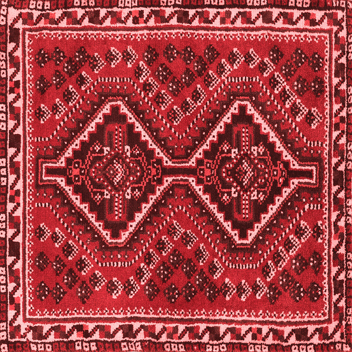 Machine Washable Persian Red Traditional Rug, wshtr3068red