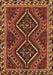 Machine Washable Persian Brown Traditional Rug, wshtr3068brn