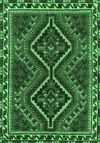 Persian Emerald Green Traditional Rug, tr3068emgrn