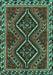 Machine Washable Persian Turquoise Traditional Area Rugs, wshtr3068turq