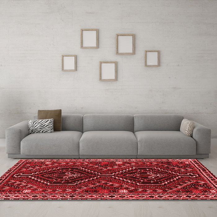 Traditional Red Washable Rugs