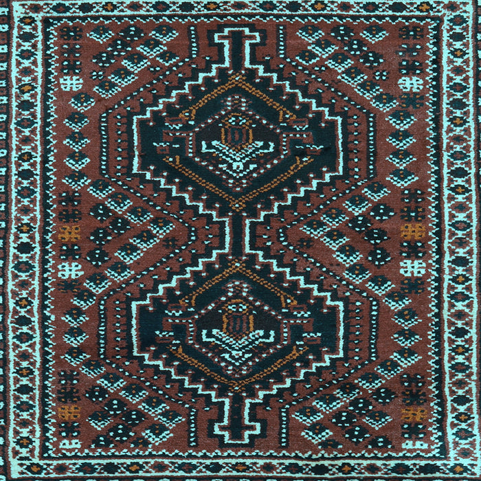 Square Persian Light Blue Traditional Rug, tr3069lblu