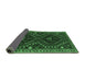Sideview of Persian Emerald Green Traditional Rug, tr3069emgrn