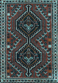 Persian Light Blue Traditional Rug, tr3069lblu