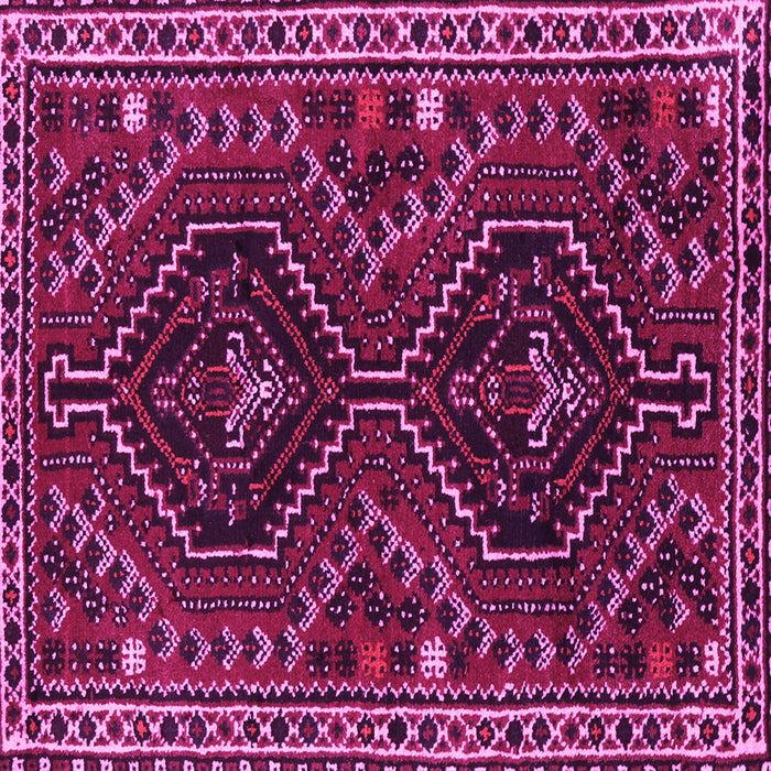 Square Persian Pink Traditional Rug, tr3069pnk