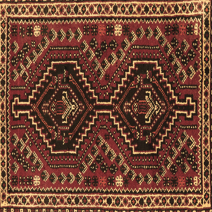 Square Persian Brown Traditional Rug, tr3069brn