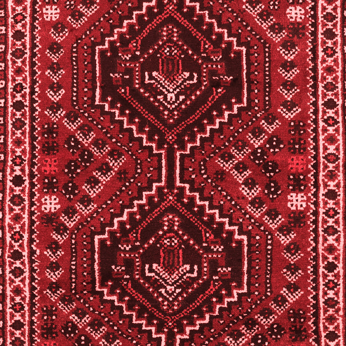 Machine Washable Persian Red Traditional Rug, wshtr3069red