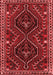 Persian Red Traditional Area Rugs