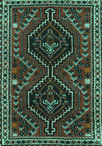 Persian Turquoise Traditional Rug, tr3069turq