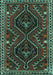 Persian Turquoise Traditional Rug, tr3069turq