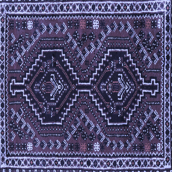Square Persian Blue Traditional Rug, tr3069blu
