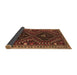 Sideview of Persian Brown Traditional Rug, tr3069brn