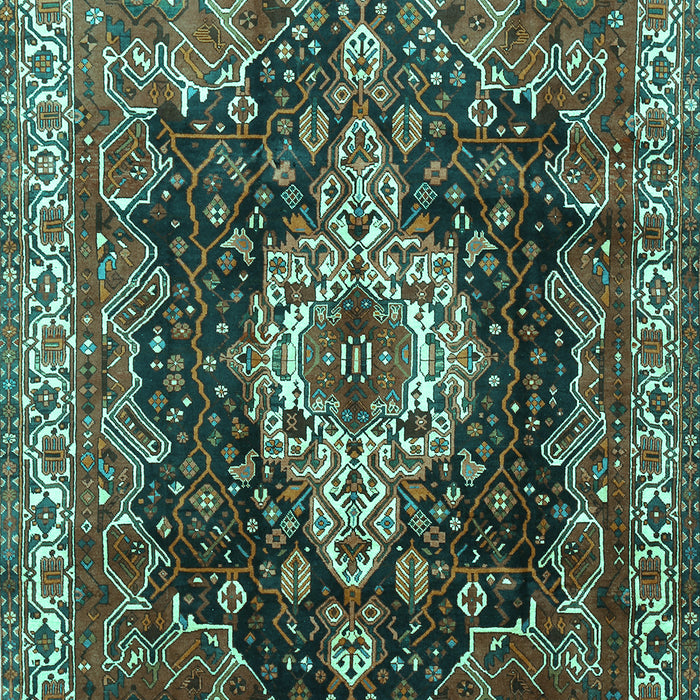 Persian Turquoise Traditional Rug, tr306turq