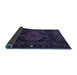 Sideview of Persian Blue Traditional Rug, tr3070blu