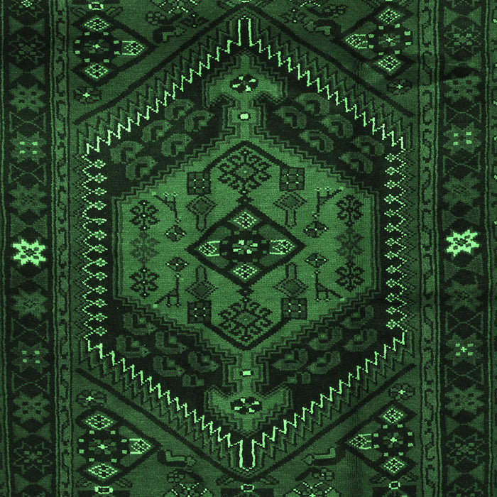Persian Emerald Green Traditional Rug, tr3070emgrn