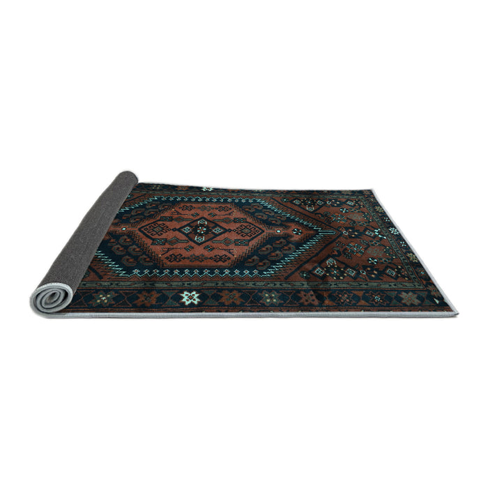 Sideview of Persian Light Blue Traditional Rug, tr3070lblu