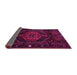 Sideview of Persian Pink Traditional Rug, tr3070pnk
