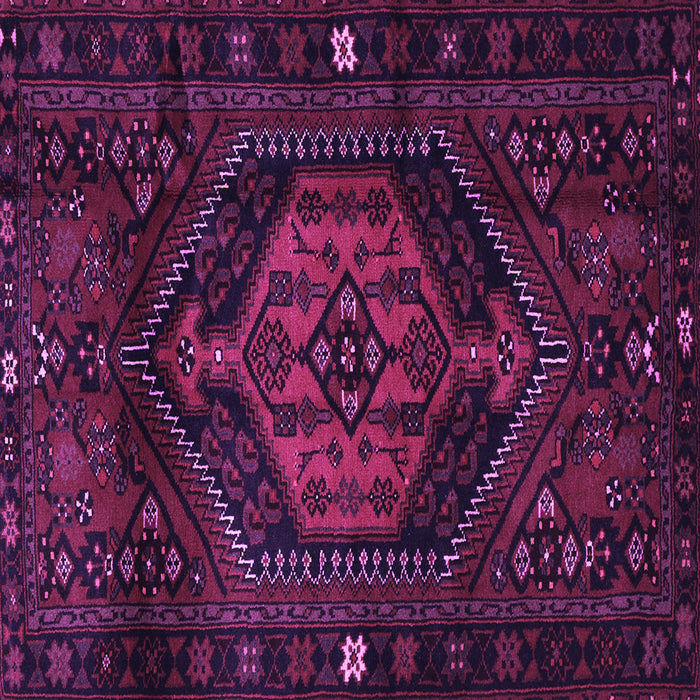 Square Machine Washable Persian Purple Traditional Area Rugs, wshtr3070pur