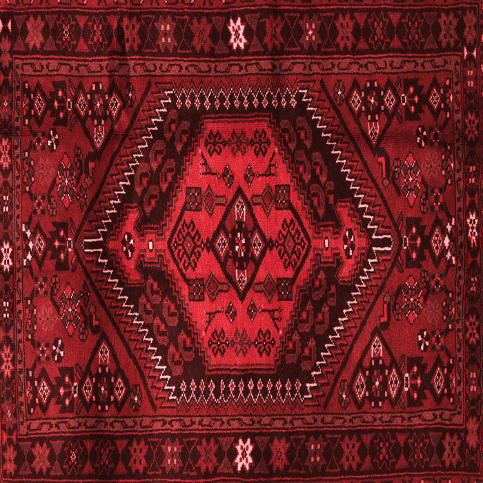 Machine Washable Persian Red Traditional Rug, wshtr3070red