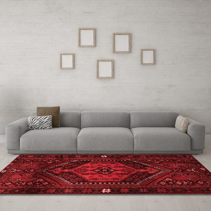 Traditional Red Washable Rugs