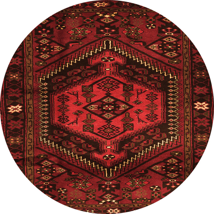 Square Persian Orange Traditional Rug, tr3070org