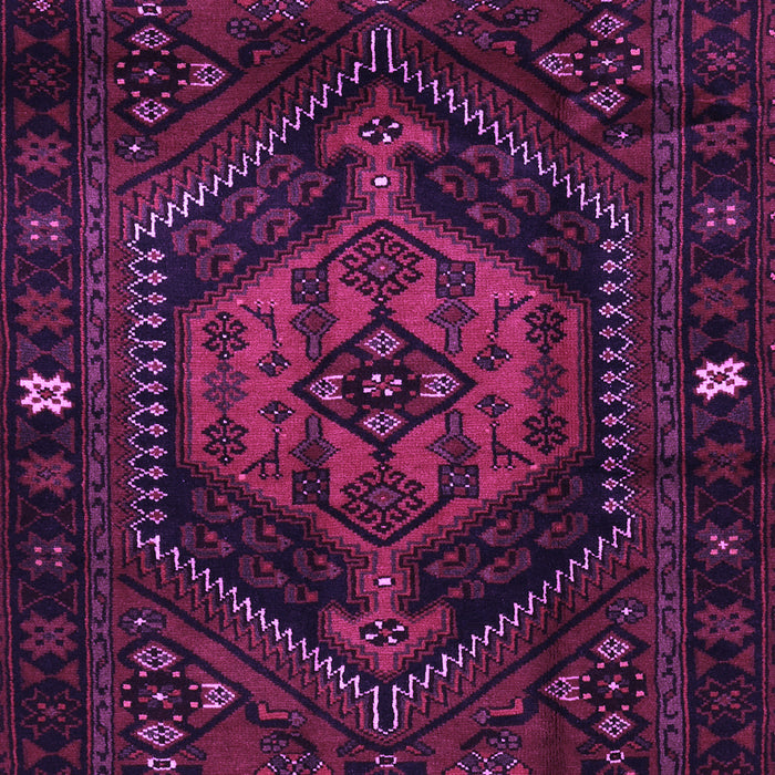 Machine Washable Persian Purple Traditional Area Rugs, wshtr3070pur