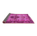 Sideview of Persian Pink Traditional Rug, tr3071pnk