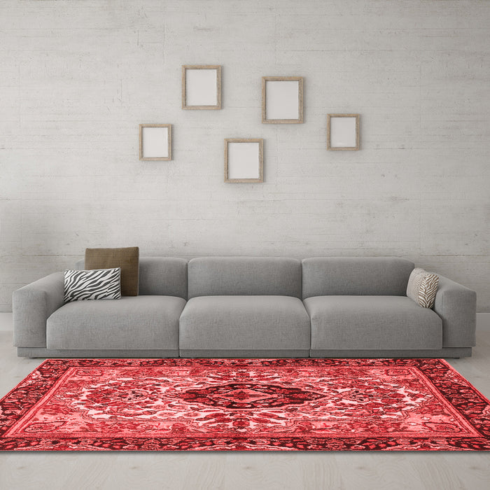 Traditional Red Washable Rugs