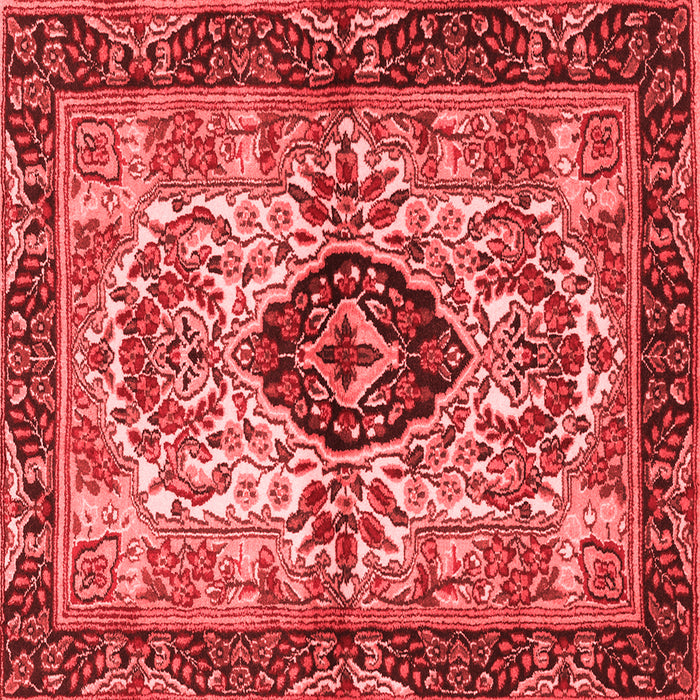 Machine Washable Persian Red Traditional Rug, wshtr3071red