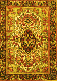 Persian Yellow Traditional Rug, tr3071yw