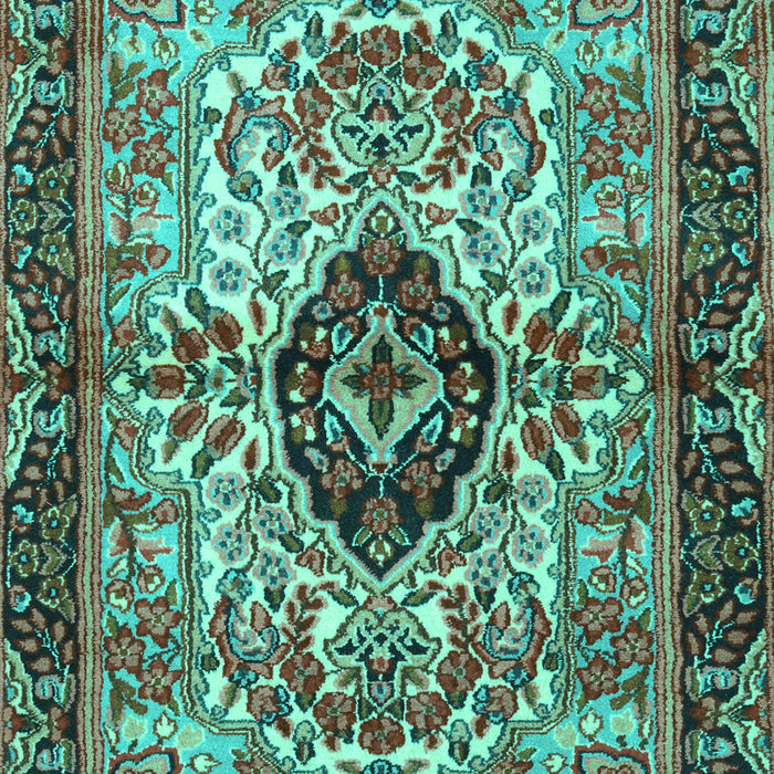 Persian Turquoise Traditional Rug, tr3071turq