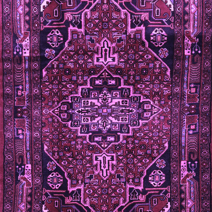 Machine Washable Persian Purple Traditional Area Rugs, wshtr3072pur