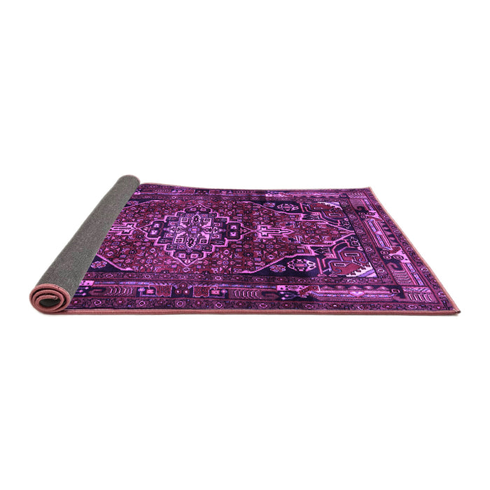 Sideview of Persian Purple Traditional Rug, tr3072pur