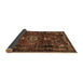 Sideview of Persian Brown Traditional Rug, tr3072brn