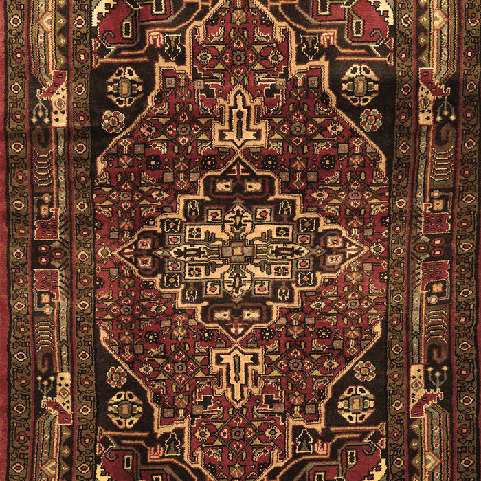 Machine Washable Persian Brown Traditional Rug, wshtr3072brn