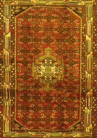 Persian Yellow Traditional Rug, tr3073yw