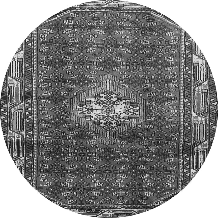 Machine Washable Persian Gray Traditional Rug, wshtr3073gry