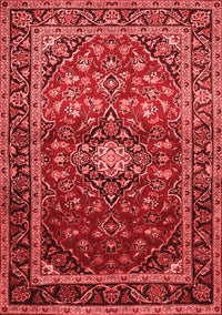 Medallion Red Traditional Rug, tr3074red