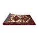 Sideview of Traditional Dark Almond Brown Persian Rug, tr3075