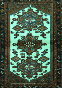 Persian Turquoise Traditional Rug, tr3075turq