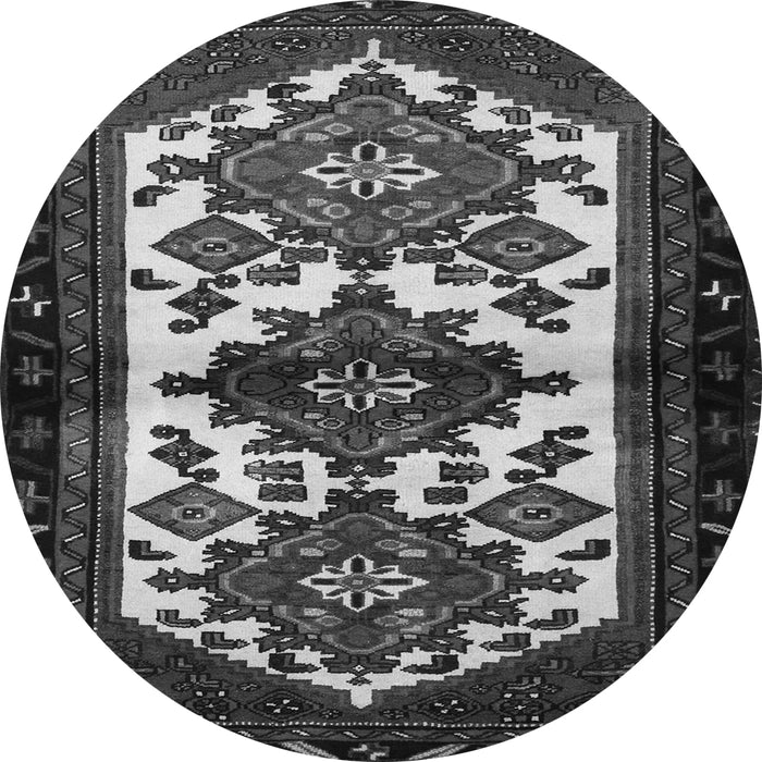 Square Persian Gray Traditional Rug, tr3075gry